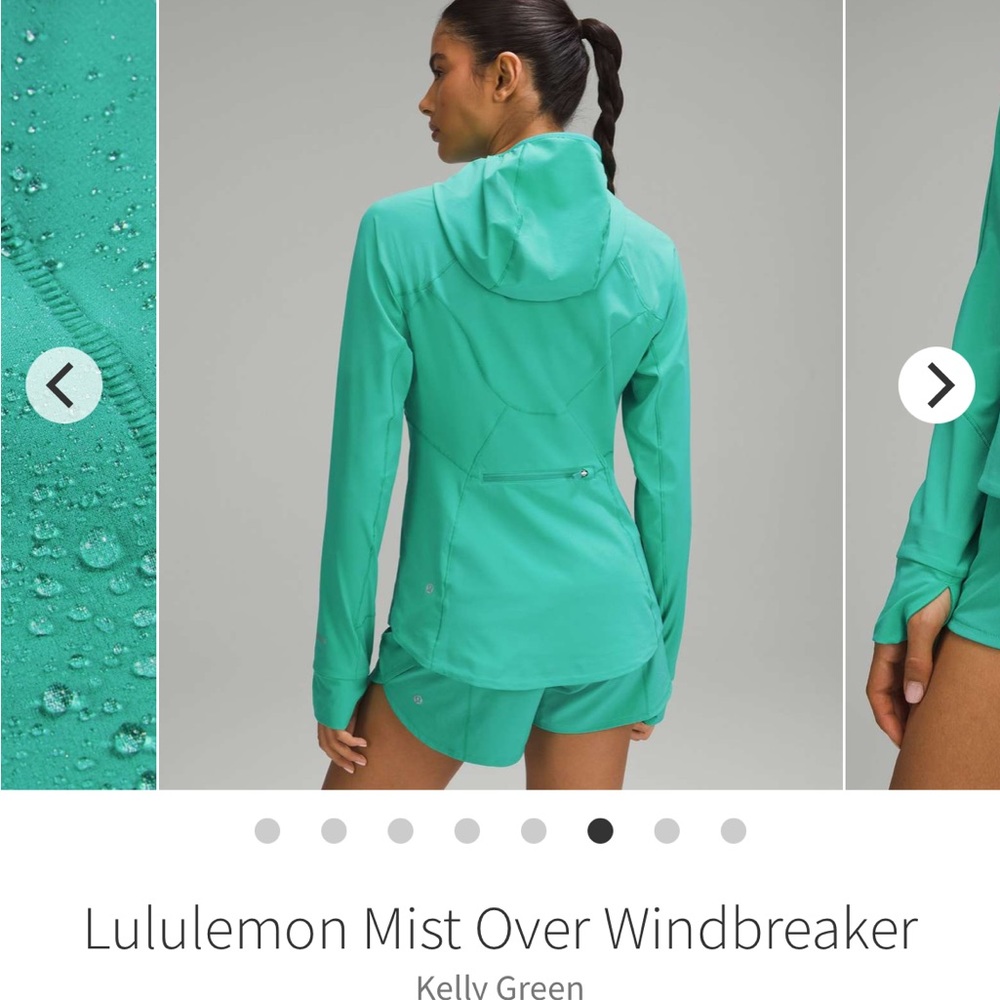 lululemon athletica Kelly Green Lightweight Windbreaker Jacket